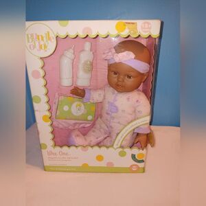 Goldberger Co Bundle of Joy Wee One Baby Doll Vinyl Face Drinks & Wets